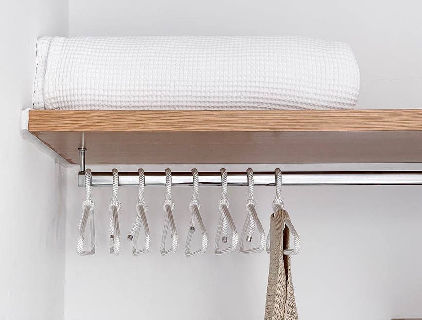 Rope Vješalice za odjeću tamnoplave 3 kom.