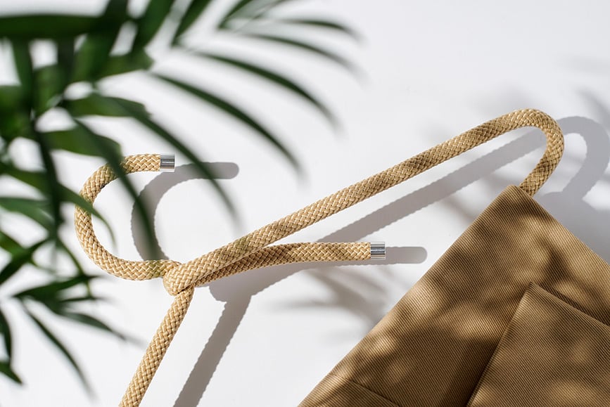 Rope Vješalice za odjeću tamnoplave 3 kom.