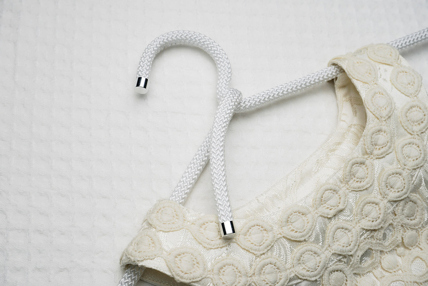 Rope Vješalice za odjeću tamnoplave 3 kom.