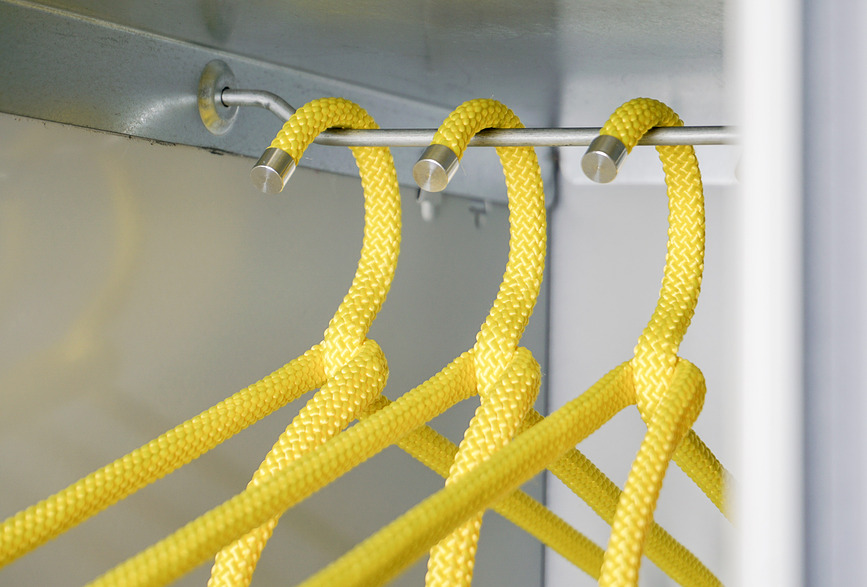 Rope Vješalice za odjeću tamnoplave 3 kom.