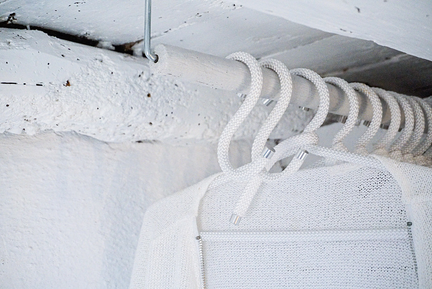 Rope Vješalice za odjeću tamnoplave 3 kom.