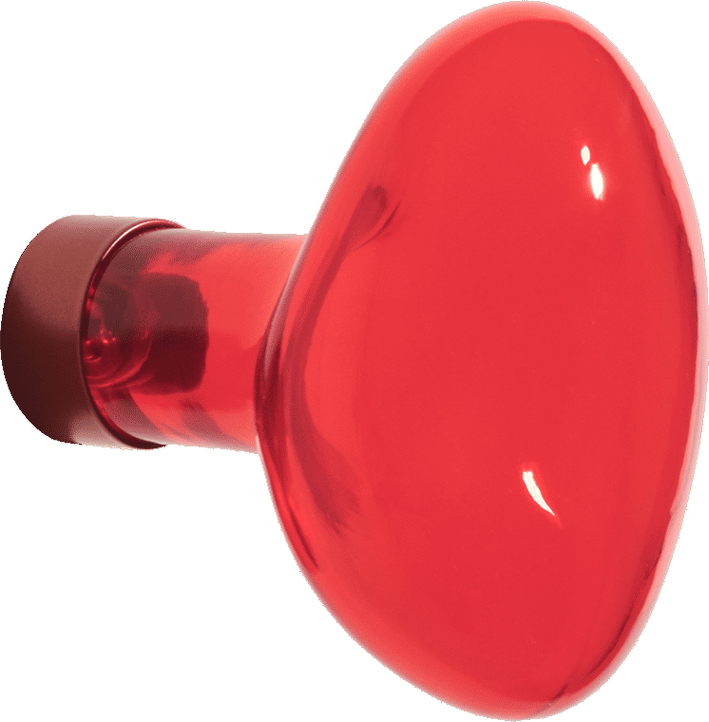 Bubble Wandhaken 7,5 cm, rot