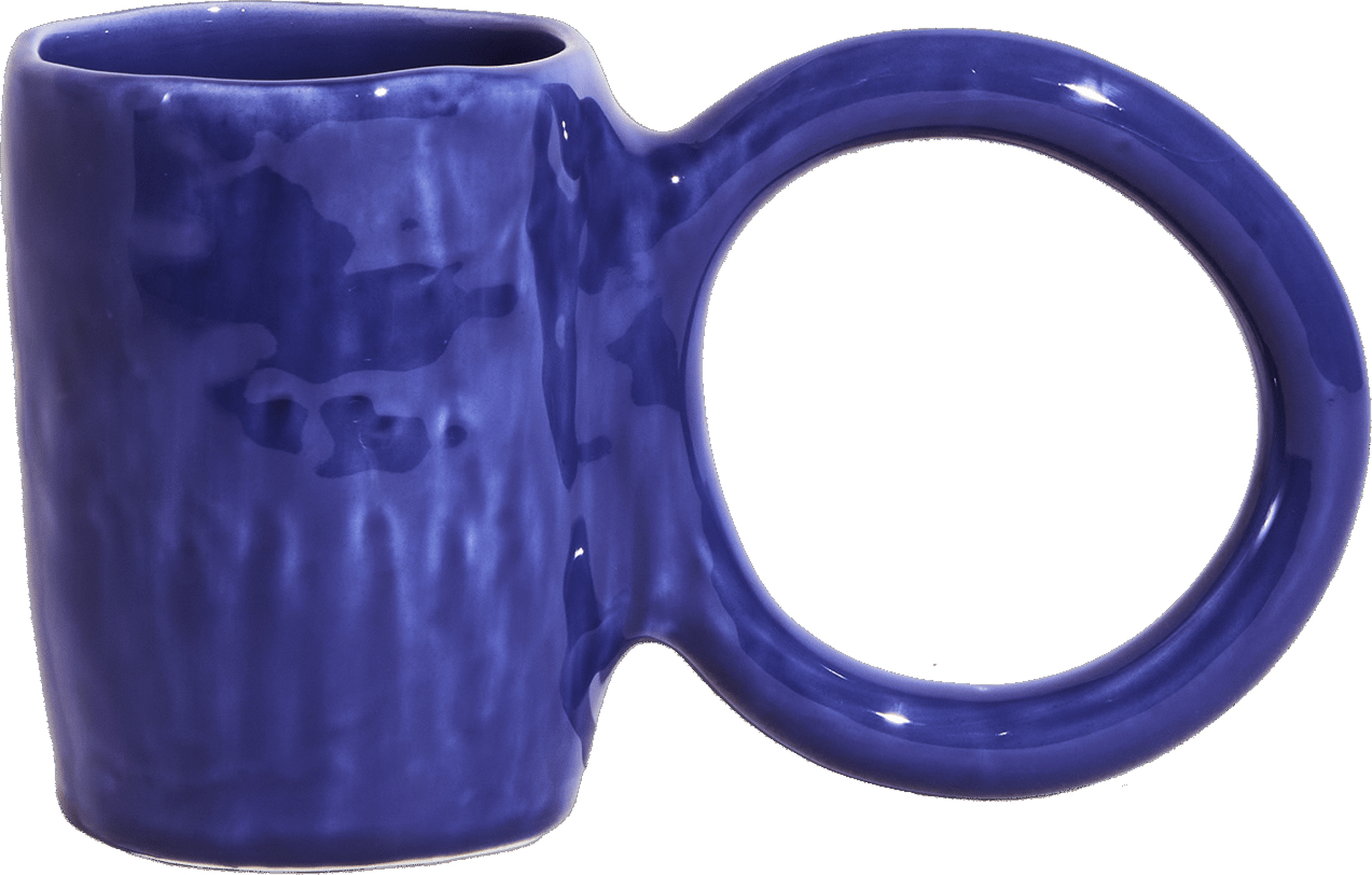 Donut Becher 12 cm, blau