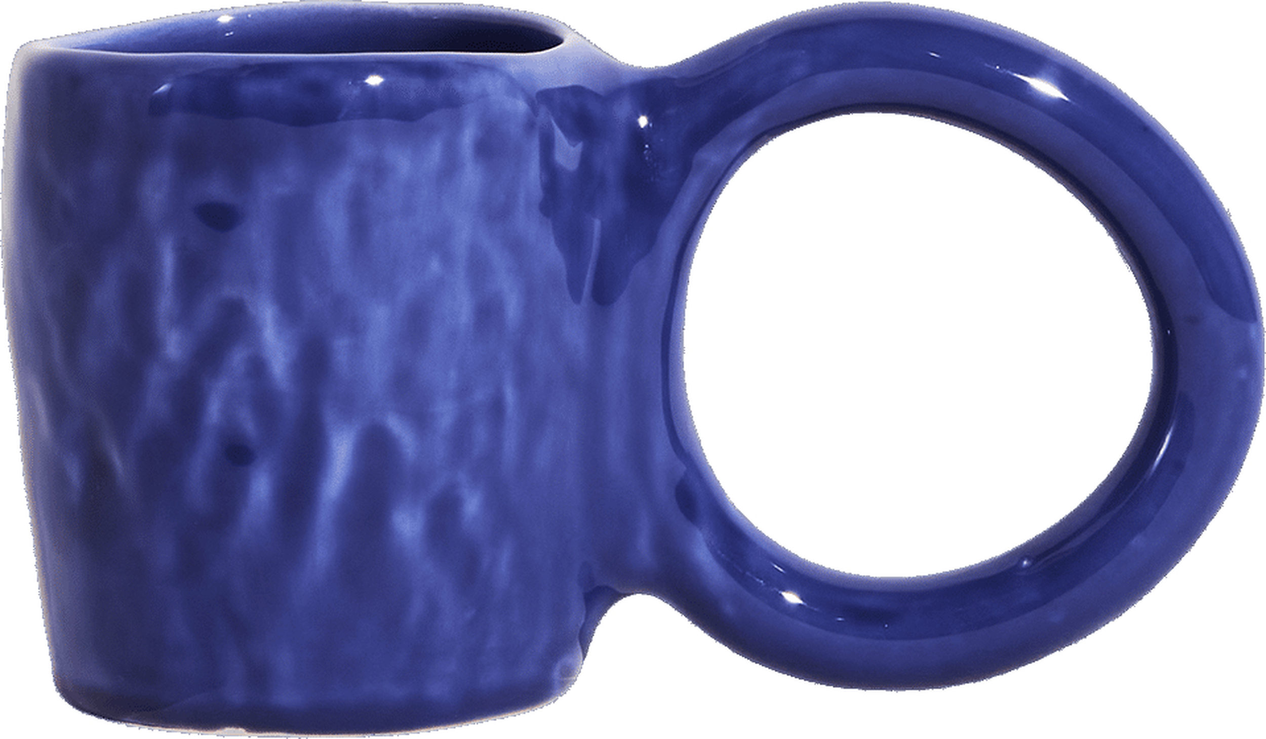 Donut Becher 9 cm, blau