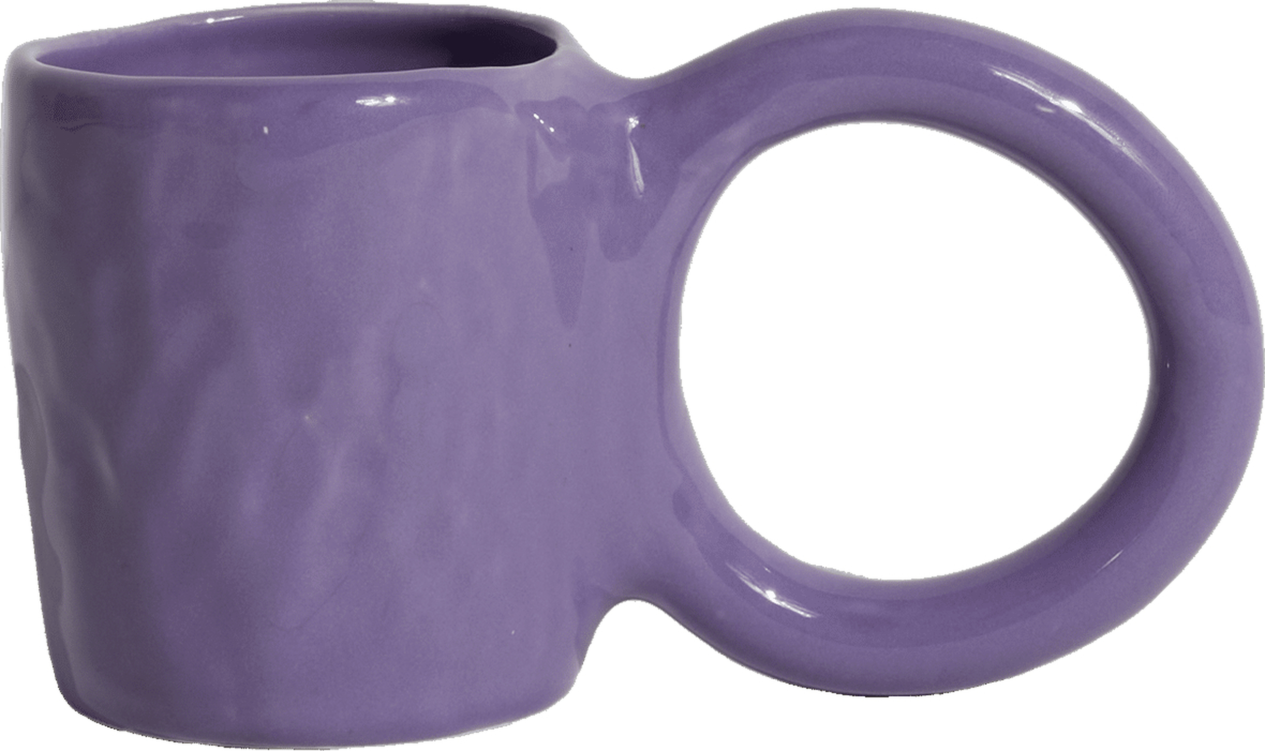 Donut Becher 9 cm, lila