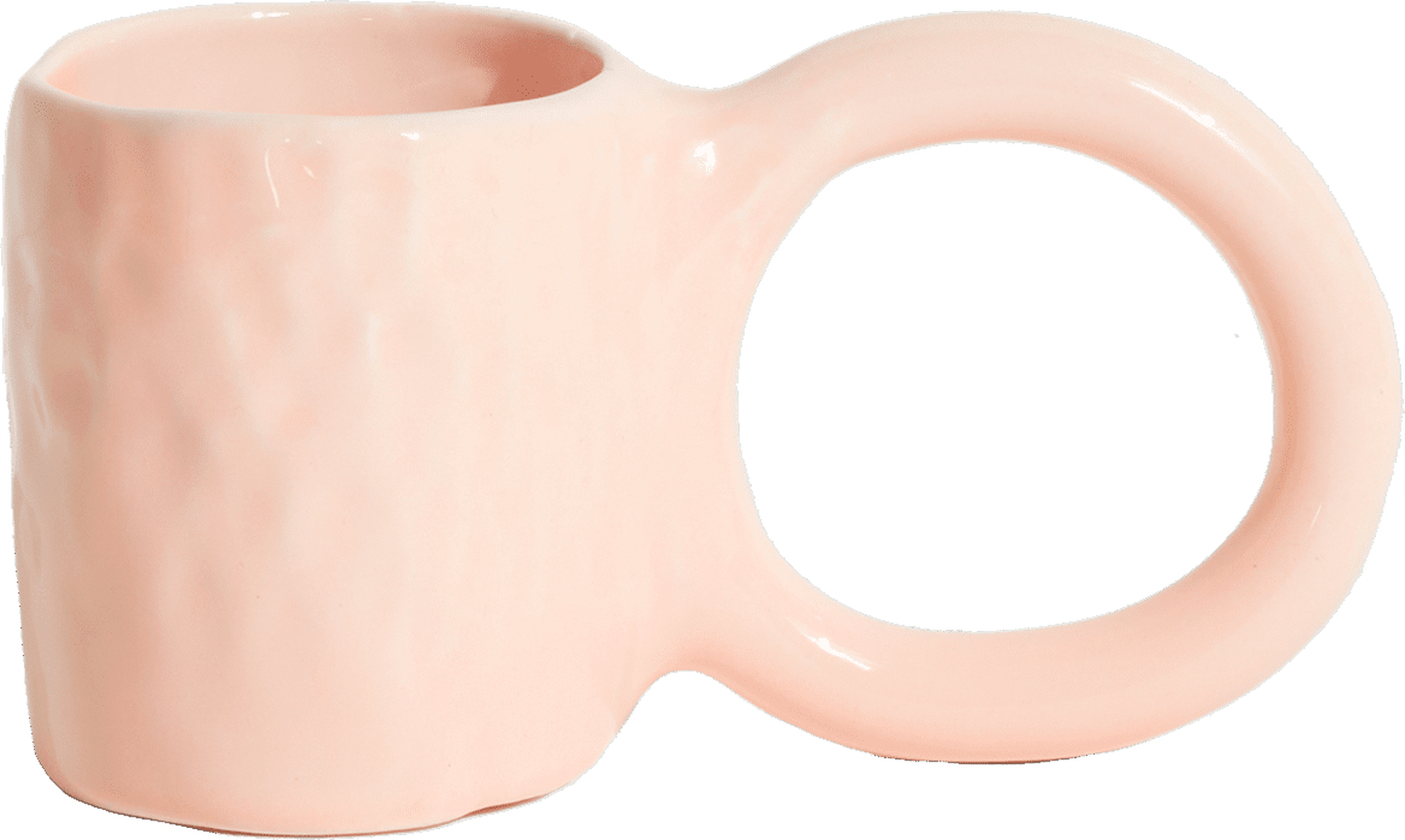 Donut Becher 9 cm, rosa