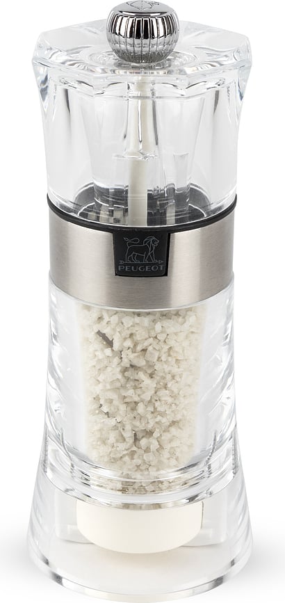 Oslo Salt Mill, transparent, 14 cm