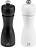 Set de Molinillos para sal y pimienta Tahiti, 15 cm, negro y blanco