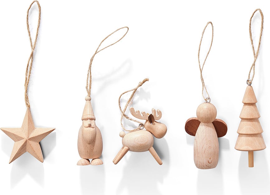 Adorno navideño Nes, con diseño de árbol de Navidad