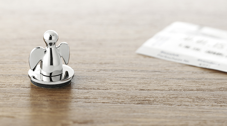 Angelo Βάση Αυτοκινήτου μαγνητική, ασημί