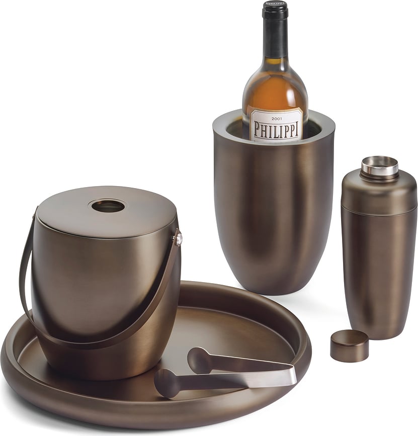 Bandeja para servir Hemingway, marrón