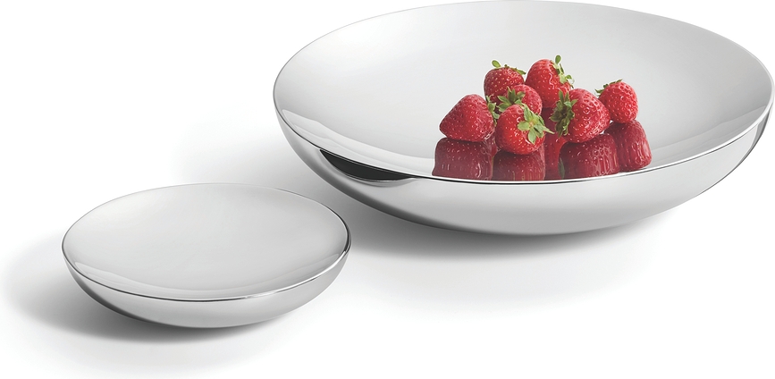 Cuenco Uno, grande, plateado