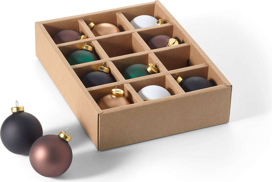 Bolas de Navidad Nordkap, Pack de 12 unidades