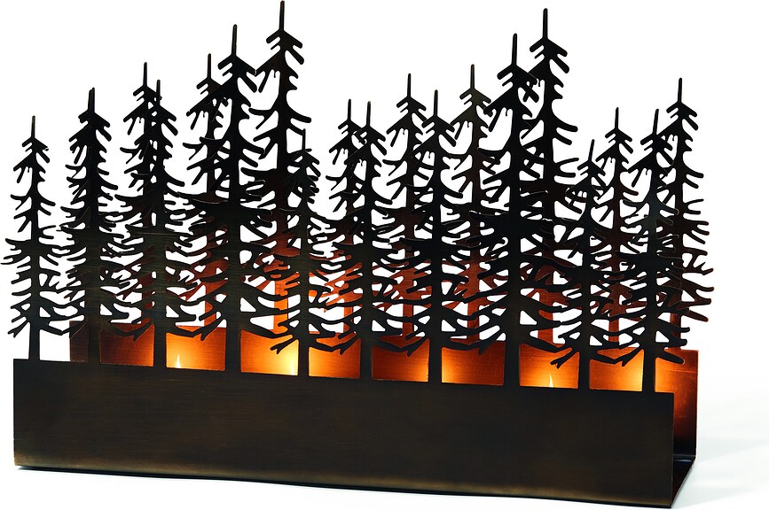 Bosque Photophore pour bougie chauffe-plat