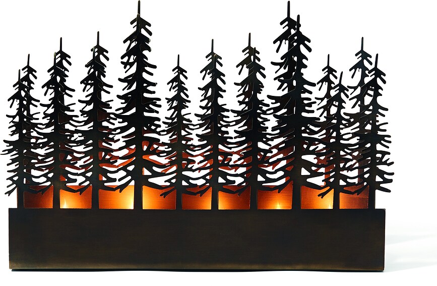 Bosque Photophore pour bougie chauffe-plat