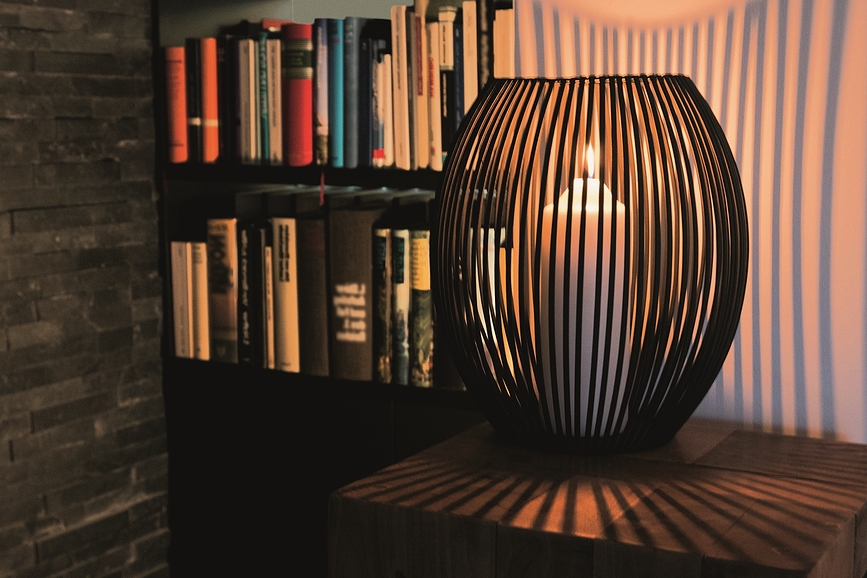 Portavelas Louisiana, 17 cm