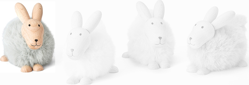 Emily Lapin de Pâques, vert clair