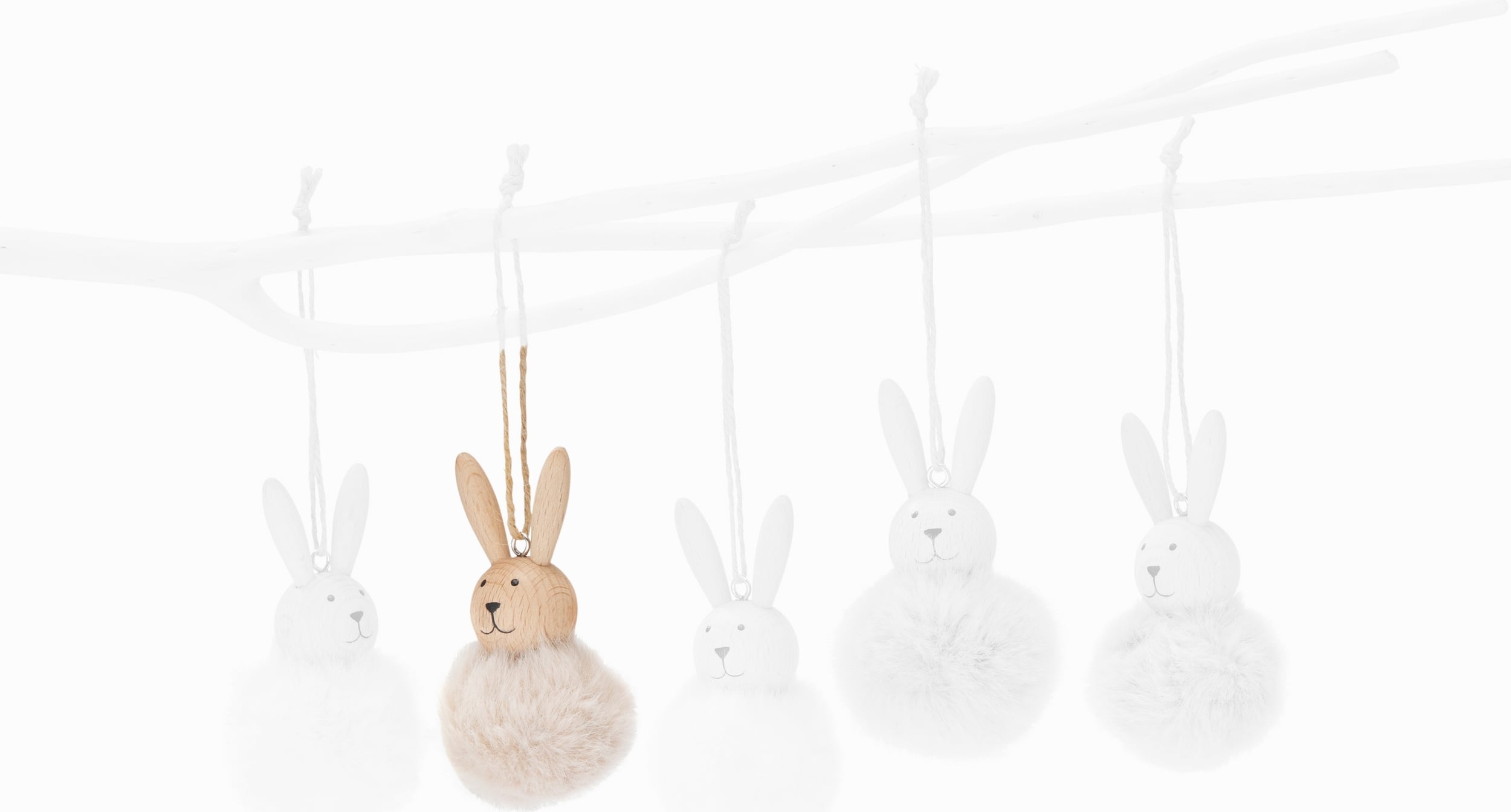 Emmy Osteranhänger Hase cremefarben
