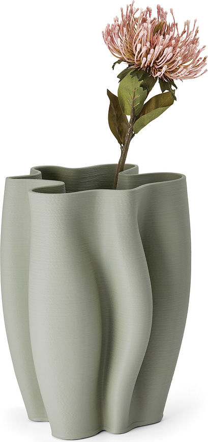 Floree Vase, gris clair
