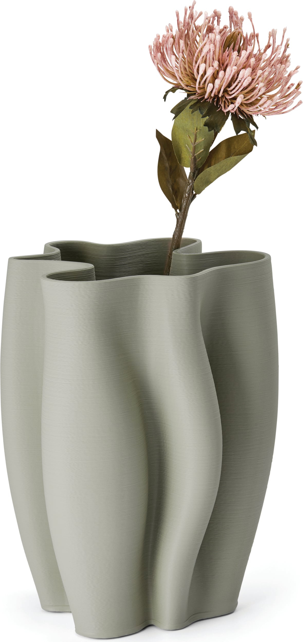 Floree Vase hellgrau