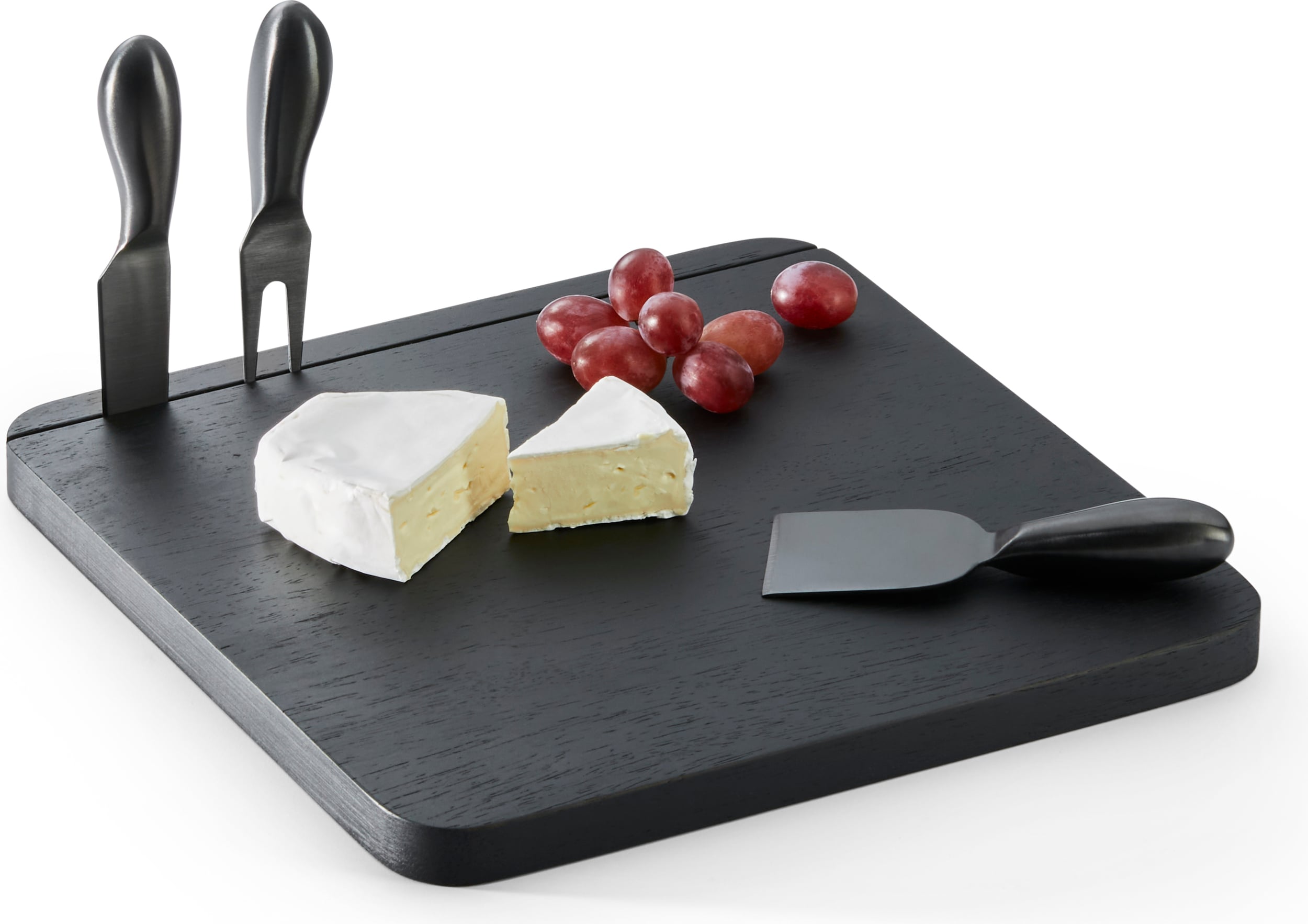 Fromage Käsebrett-Set mit 3 Messern, 4-teilig