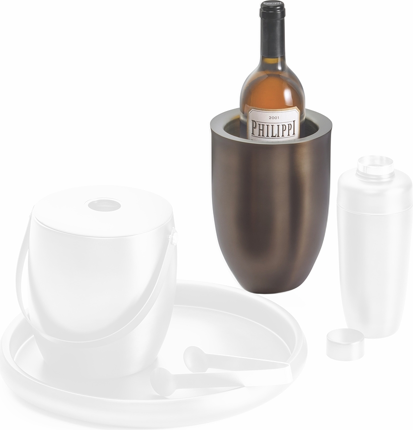 Hemingway Hladilnik za vino, rjav