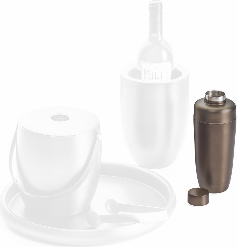 Hemingway Shaker à Cocktails, marron