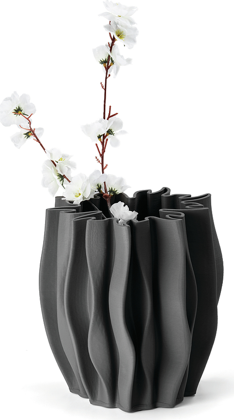 Jarrón Serenee, gris