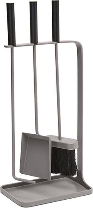 Juego de Utensilios para Chimenea Log, con soporte, 3 piezas