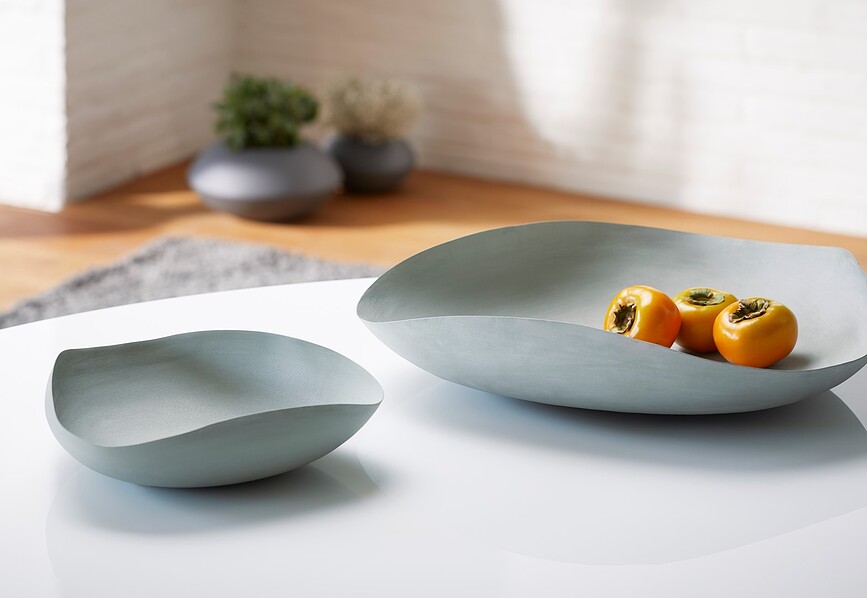 Leaf Bol L, gris clair