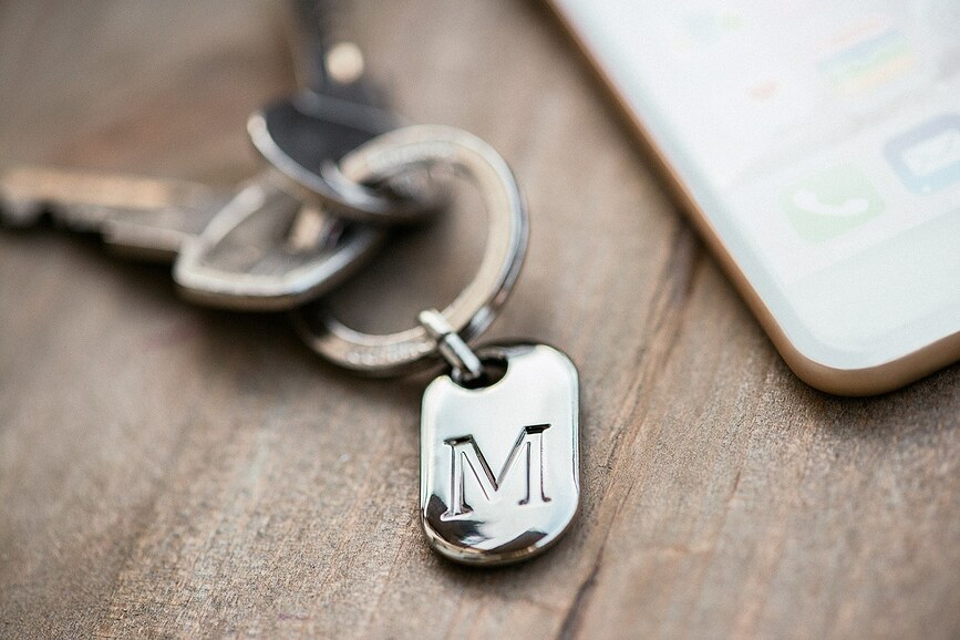 My Character Porte-clés lettre A