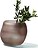 Organic Vase S, marron