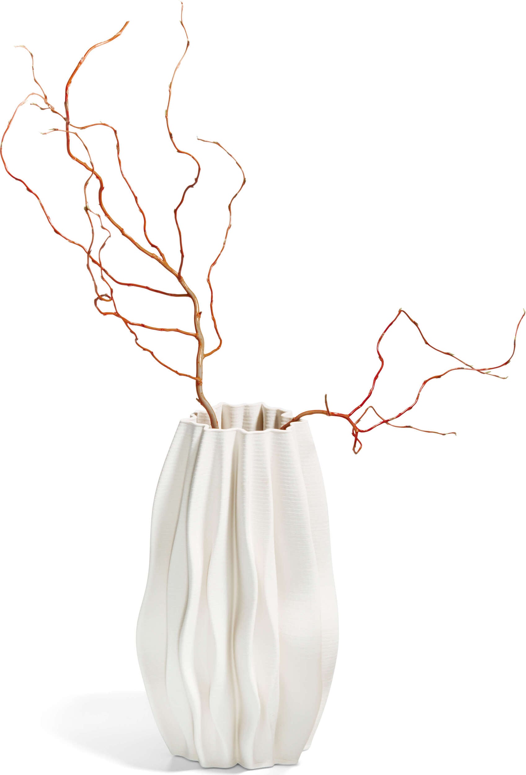 Plissee Vase