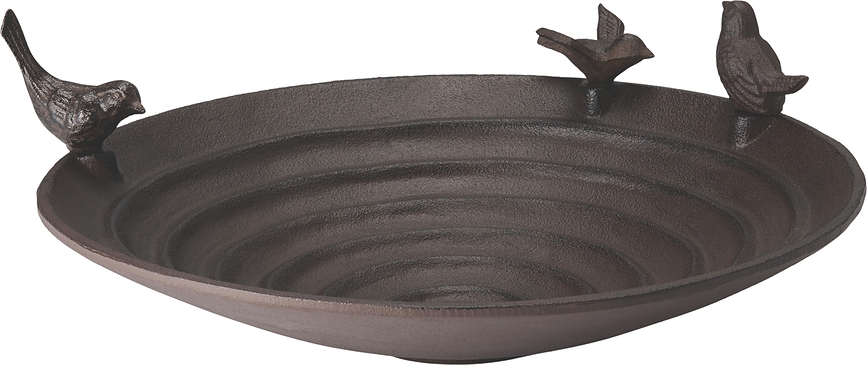 Pool Abreuvoir pour oiseaux, marron foncé