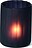 Portacandela per candele tealight Twilight L grigio celeste