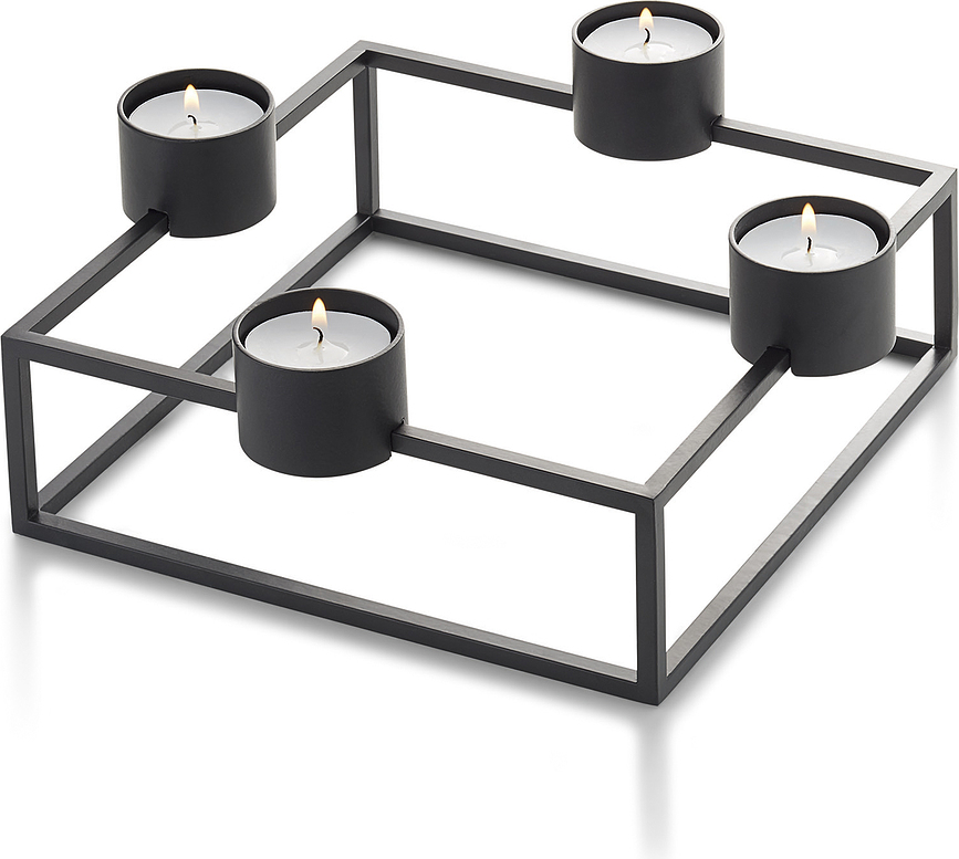 Portavelas Cubo, para vela de té