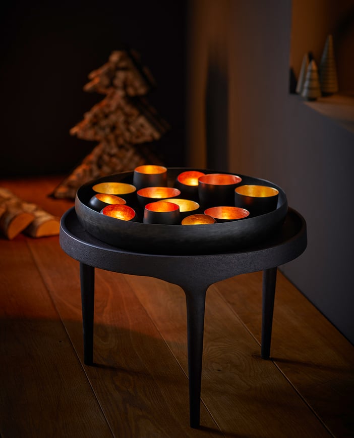 Portavelas para vela de té Santa Lucia