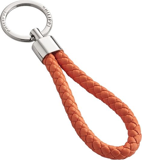 Keychain LOOP 10 cm, black, Philippi 