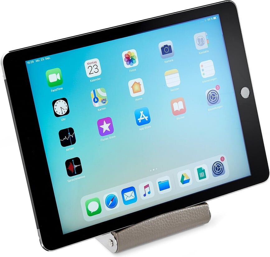 Tarjetero con soporte para móvil Dion