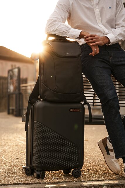 Pininfarina Active Backpack Exclusive and Functional Design Backpack Black Pininfarina Active Backpack Exclusive and Functional Design Backpack Black