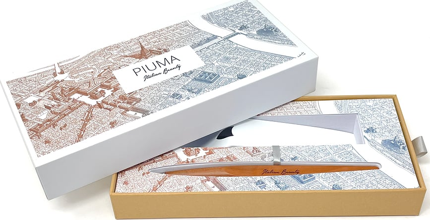 Bolígrafo Ethergraf Pininfarina Forever Piuma, diseño Torino, Italian Beauty