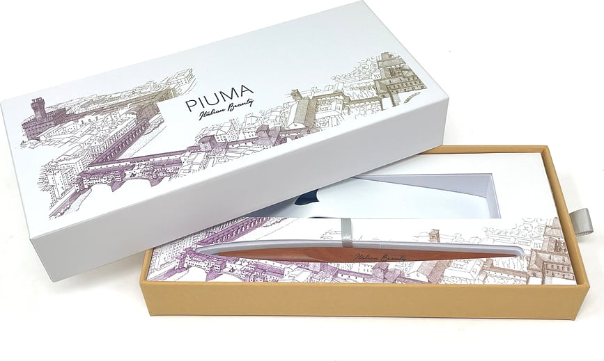 Bolígrafo Ethergraf Pininfarina Forever Piuma Italian Beauty Firenze, sin tinta, diseño italiano