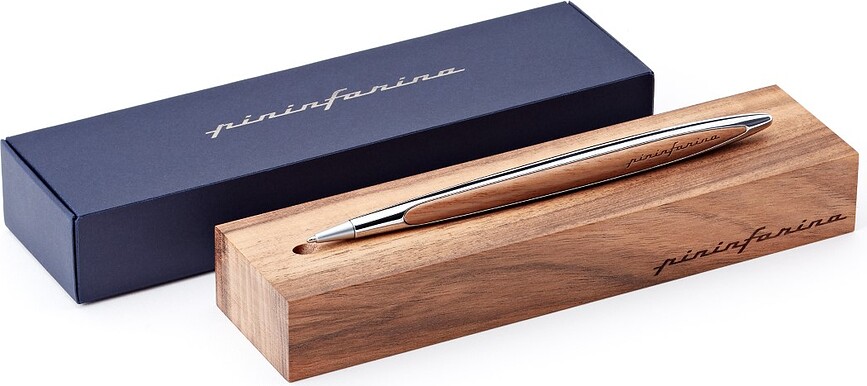 Bolígrafo Pininfarina Cambiano Wood, oro rosa