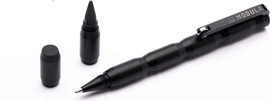 Bolígrafo Pininfarina Modula, negro