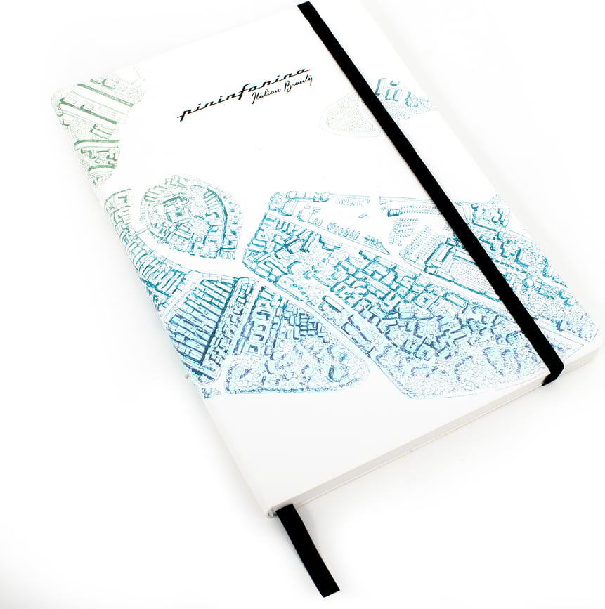 Cuaderno de papel de piedra impermeable Pininfarina Italian Beauty Venezia, A5, 128 páginas