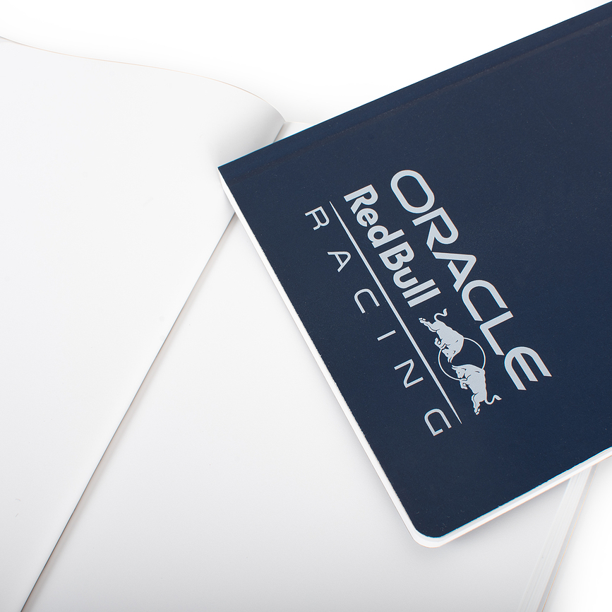 Cuaderno de papel de piedra impermeable Pininfarina Redbull Full, A5, 128 páginas, rayado