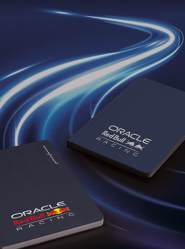 Cuaderno de papel de piedra impermeable Pininfarina Redbull Full, A5, 128 páginas, rayado