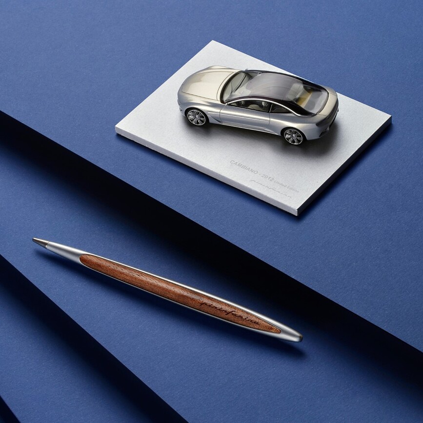 Lápiz Eterno de madera Pininfarina Cambiano, dorado