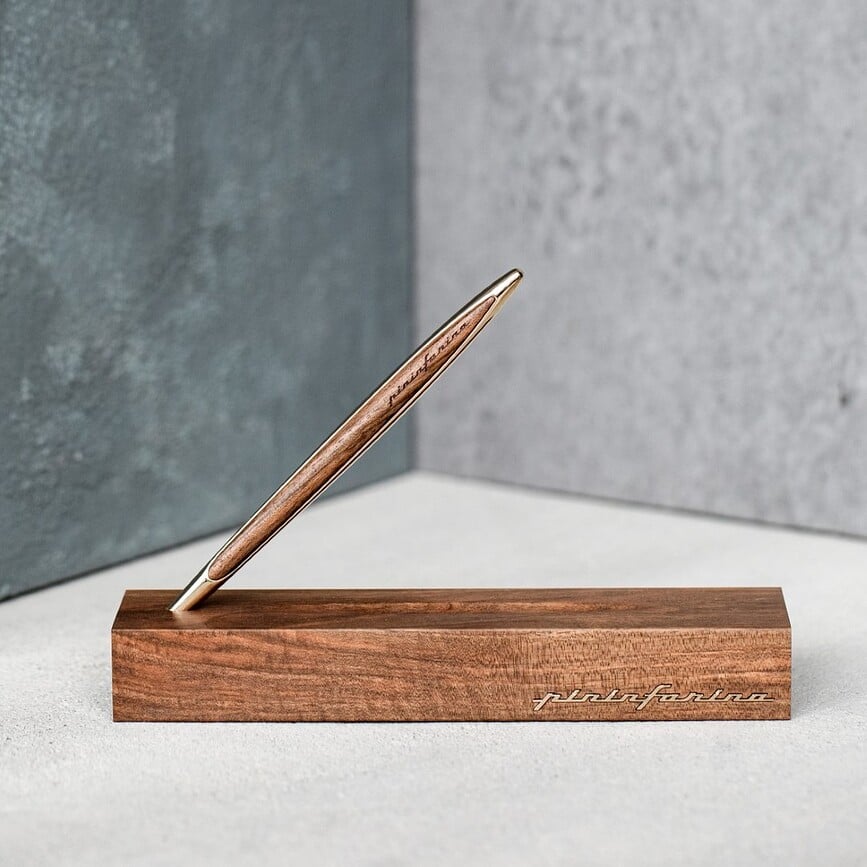 Pininfarina Cambiano Στυλό Αιώνιο, ξύλινο, χρυσό