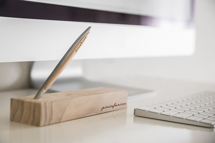 Pininfarina Cambiano Στυλό Αιώνιο, ξύλινο, χρυσό